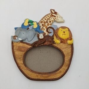 Papel Noah's Arc Animal Picture Frame Nursery Religious